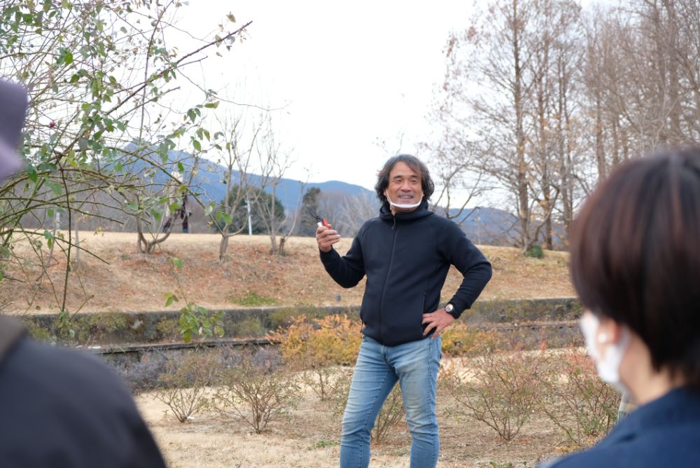 木村さん冬剪定ガーデンツアーを開催