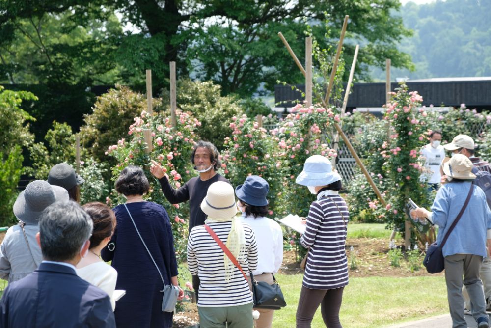 ローズクリエイター木村さんとめぐる春バラガーデンツアーを開催しました