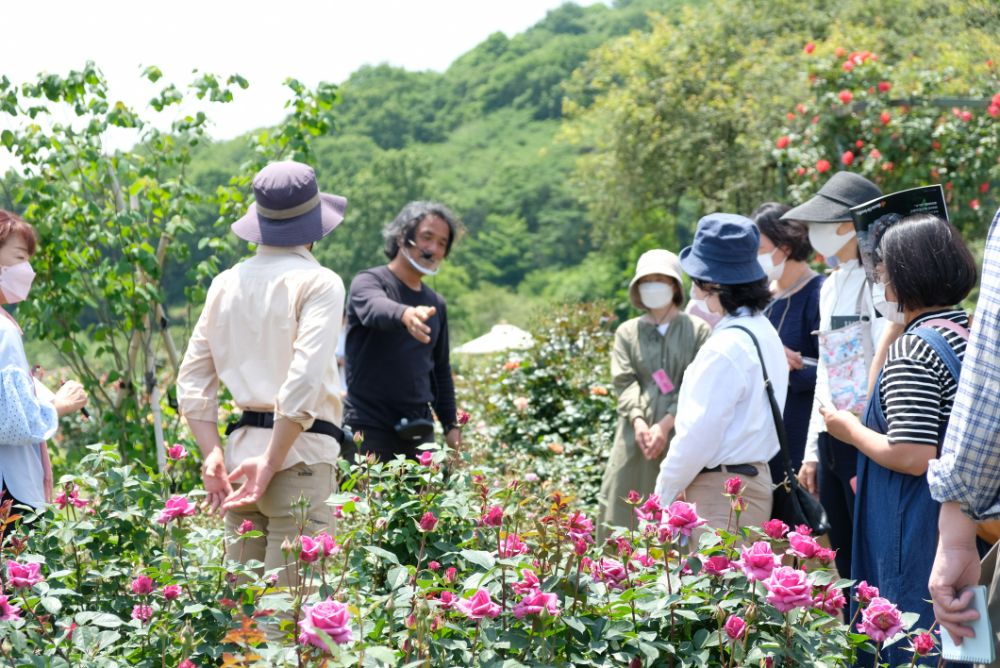 ローズクリエイター木村さんとめぐる春バラガーデンツアーを開催しました