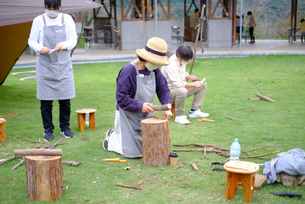 ブッシュクラフト体験ワークショップ開催中！