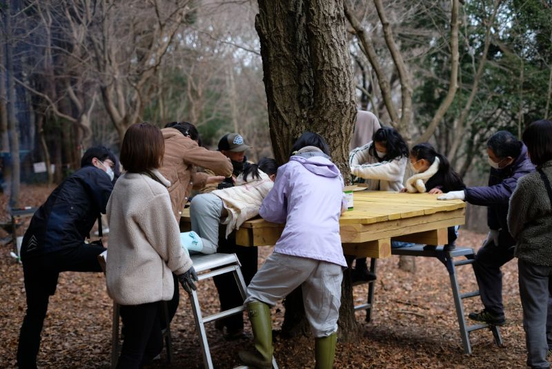 森の遊び場作りワークショップ開催レポート