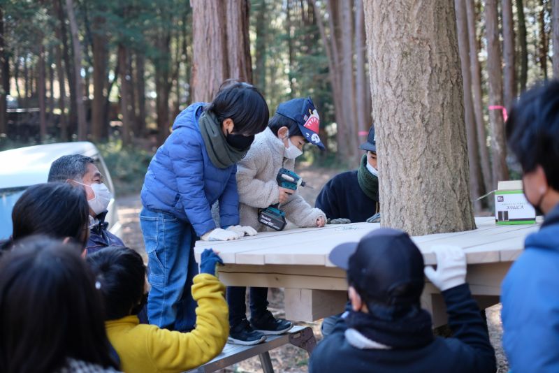 森の遊び場作りワークショップ開催レポート