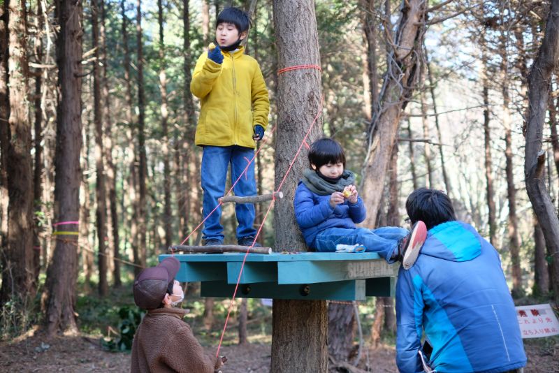 森の遊び場作りワークショップ開催レポート