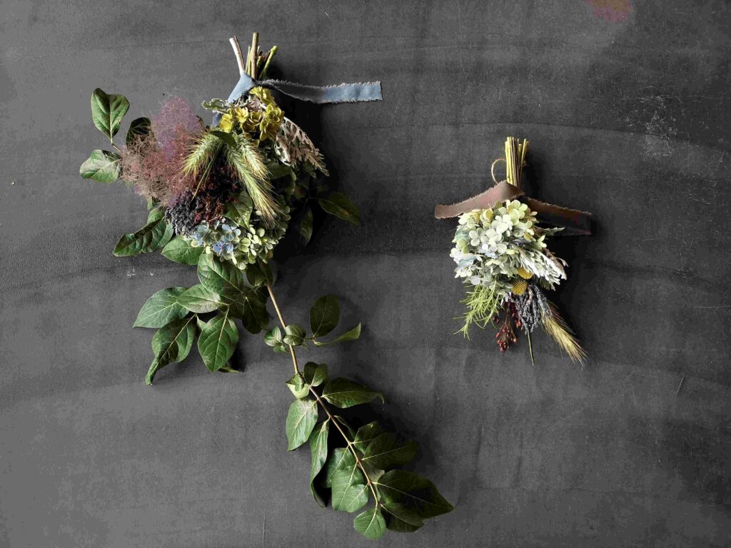 1.アキイロ紫陽花スワッグ 秋色紫陽花＜B＞ | tsumugi．